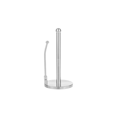 Comida Paper Towel Holder with Round Knob & Tension Arm, Chrome CO2690297